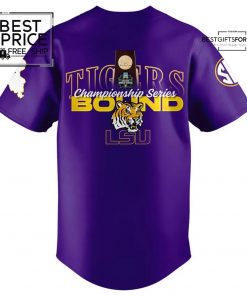 LSU Baseball 2025 Men's CWS Omaha Jersey 3