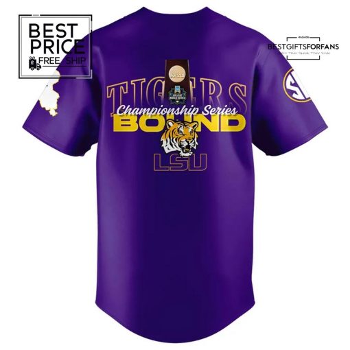  LSU Baseball 2025 Men’s CWS Omaha Limited Edition Baseball Jersey