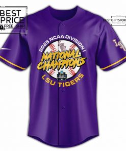 LSU Tiger Baseball Champion 2025 Limited Edition Baseball Jersey