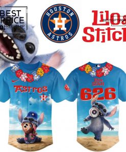 Houston Astros x Lili & Stitch Hawkins Tigers Limited Edition Baseball Jersey
