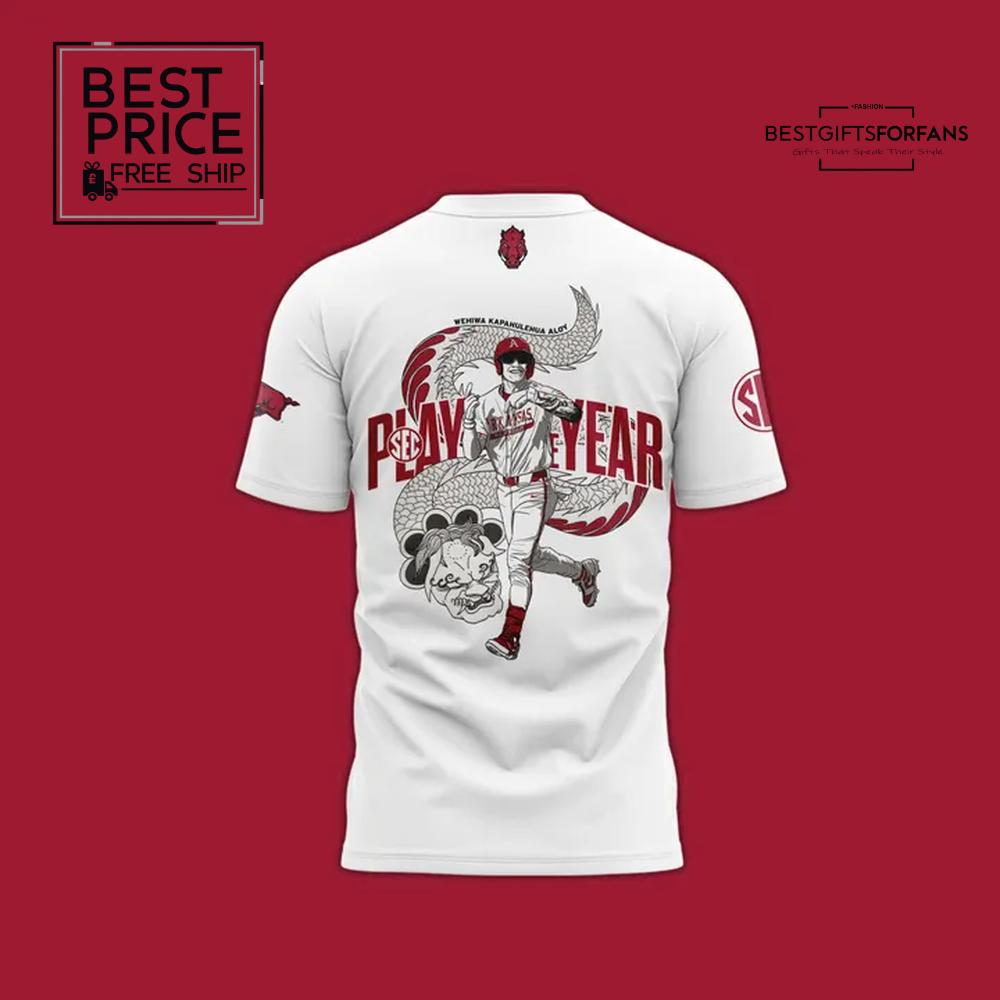 Arkansas Razorback Player Of The Year 2025 Limited Edition T-Shirt Arkansas Razorback Player Of The Year 2025 Limited Edition T-Shirt