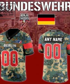 Berlin Thunder Bundeswehr Limited Edition Football Jersey
