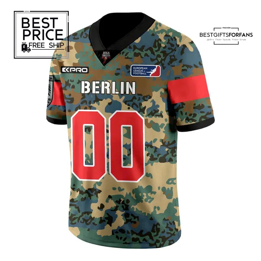 Berlin Thunder Bundeswehr Limited Edition Football Jersey Berlin Thunder Bundeswehr Limited Edition Football Jersey