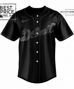 Detroit Tigers “Back In Black” Limited Edition Baseball Jersey
