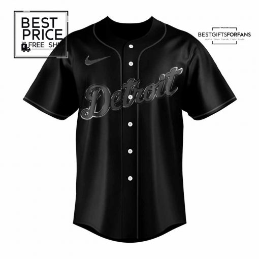 Detroit Tigers “Back In Black” Limited Edition Baseball Jersey