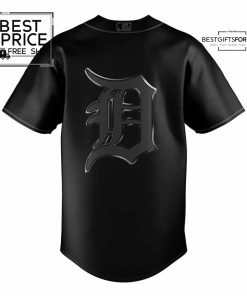Limited Edition Detroit Tigers Back In Black Combo Jersey 3