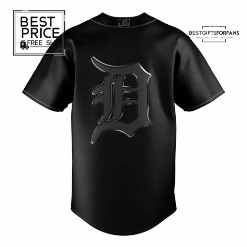 Detroit Tigers “Back In Black” Limited Edition Baseball Jersey