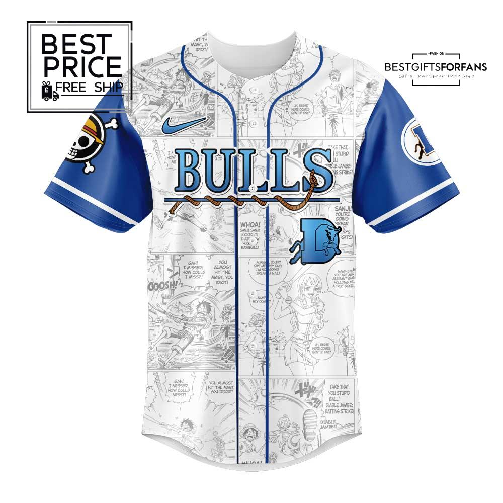 Durham Bulls One Piece Night Game Auction Limited Edition Baseball Jersey Durham Bulls One Piece Night Game Auction Limited Edition Baseball Jersey