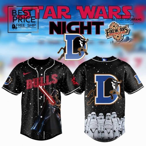Durham Bulls Star Wars Night Limited Edition Baseball Jersey