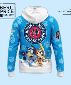 Limited Edition Harrisburg Senators x Bluey Hoodie 2025 3