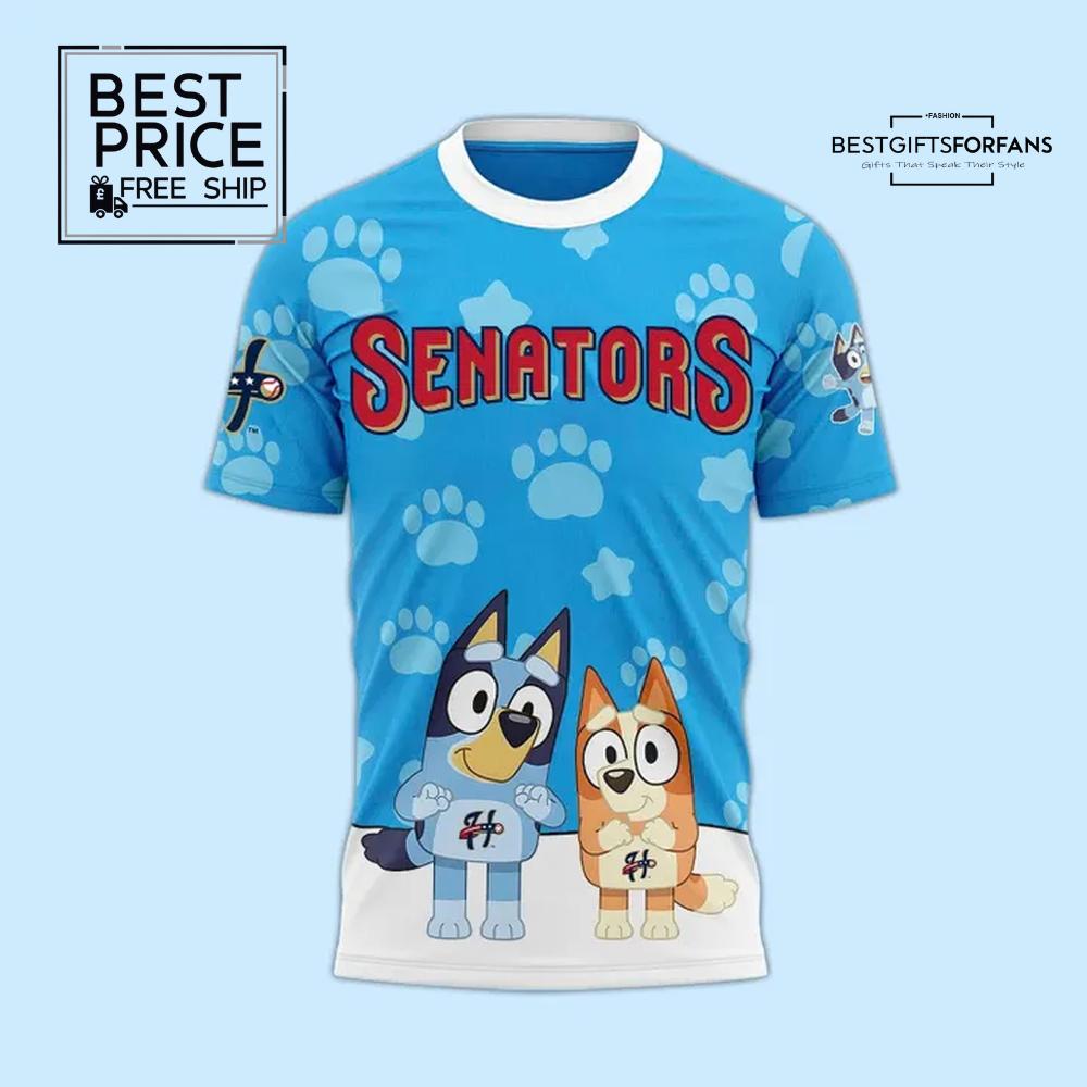 Harrisburg Senators x Bluey Custom Name Limited Edition T-Shirt Harrisburg Senators x Bluey Custom Name Limited Edition T-Shirt