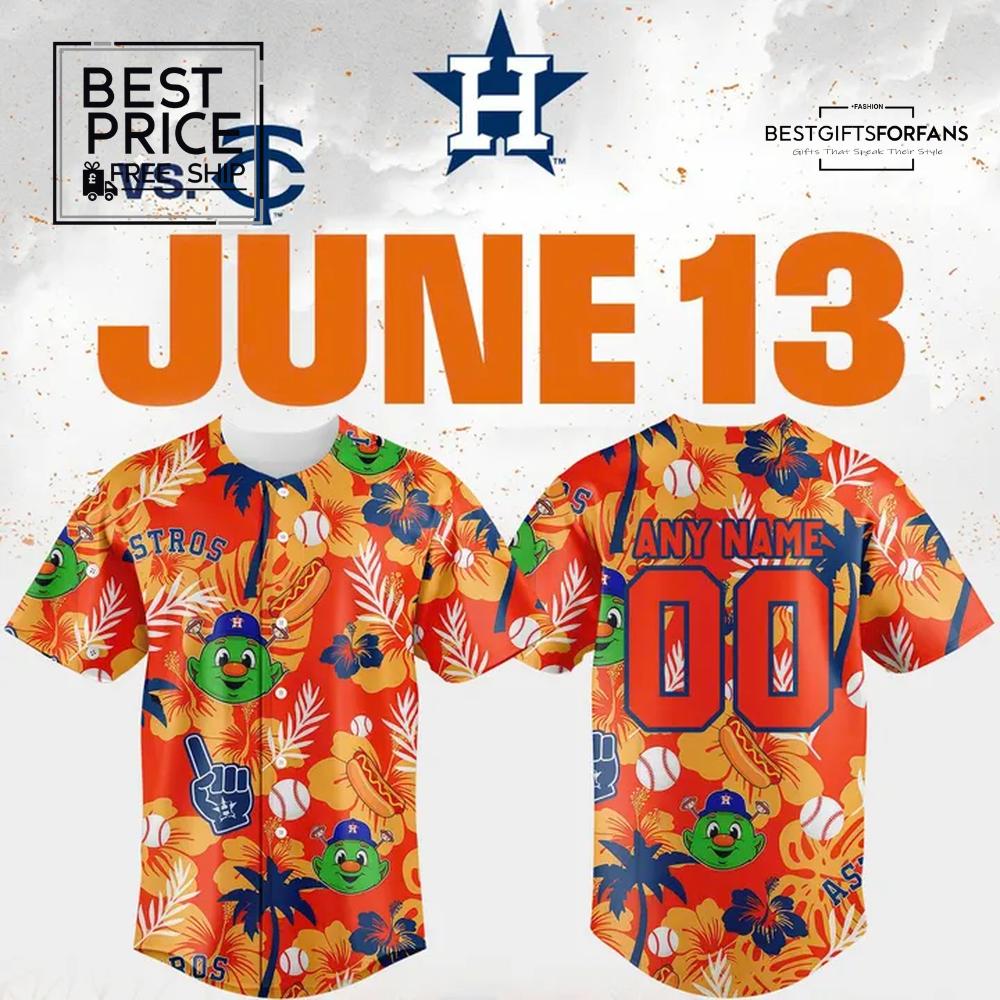 Houston Astros x Orange Limited Edition Baseball Jersey Houston Astros x Orange Limited Edition Baseball Jersey