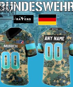 Munich Ravens Bundeswehr Limited Edition Football Jersey