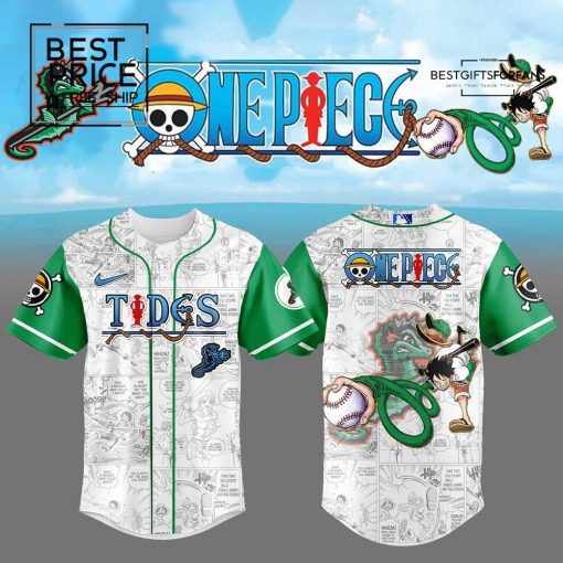 Norfolk Tides One Piece Night Game Auction Jersey Limited Edition Baseball Jersey