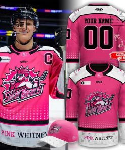 Orlando Solar Bears Pink Limited Edition Hockey Jersey