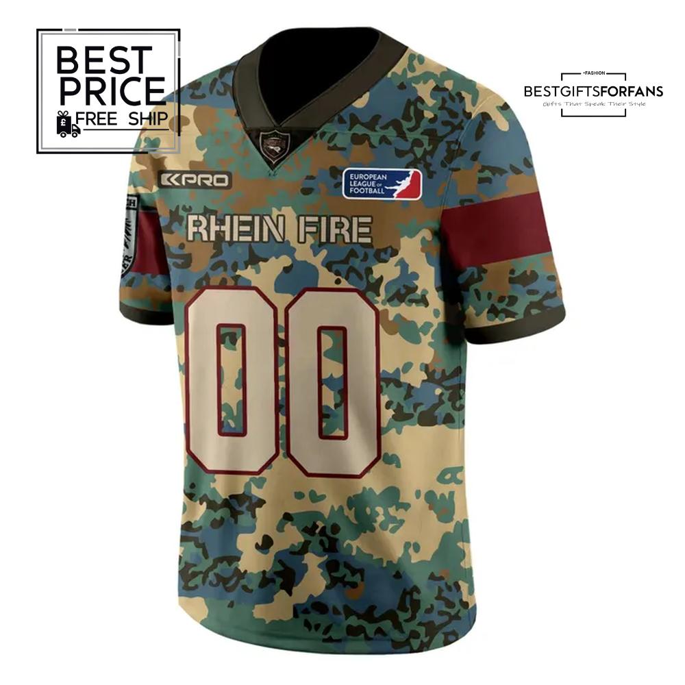 Rhein Fire Bundeswehr Limited Edition Football Jersey Rhein Fire Bundeswehr Limited Edition Football Jersey