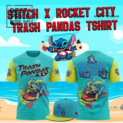 Rocket City Trash Pandas x Stitch Limited Edition T-Shirt