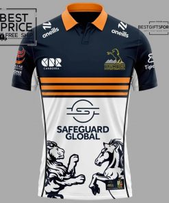 Safeguard Global ACT Brumbies Lions Special Edition Polo Shirt