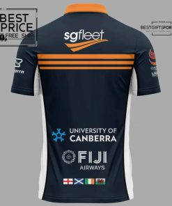 Limited Edition Safeguard Global ACT Brumbies Lions Polo 2025 3