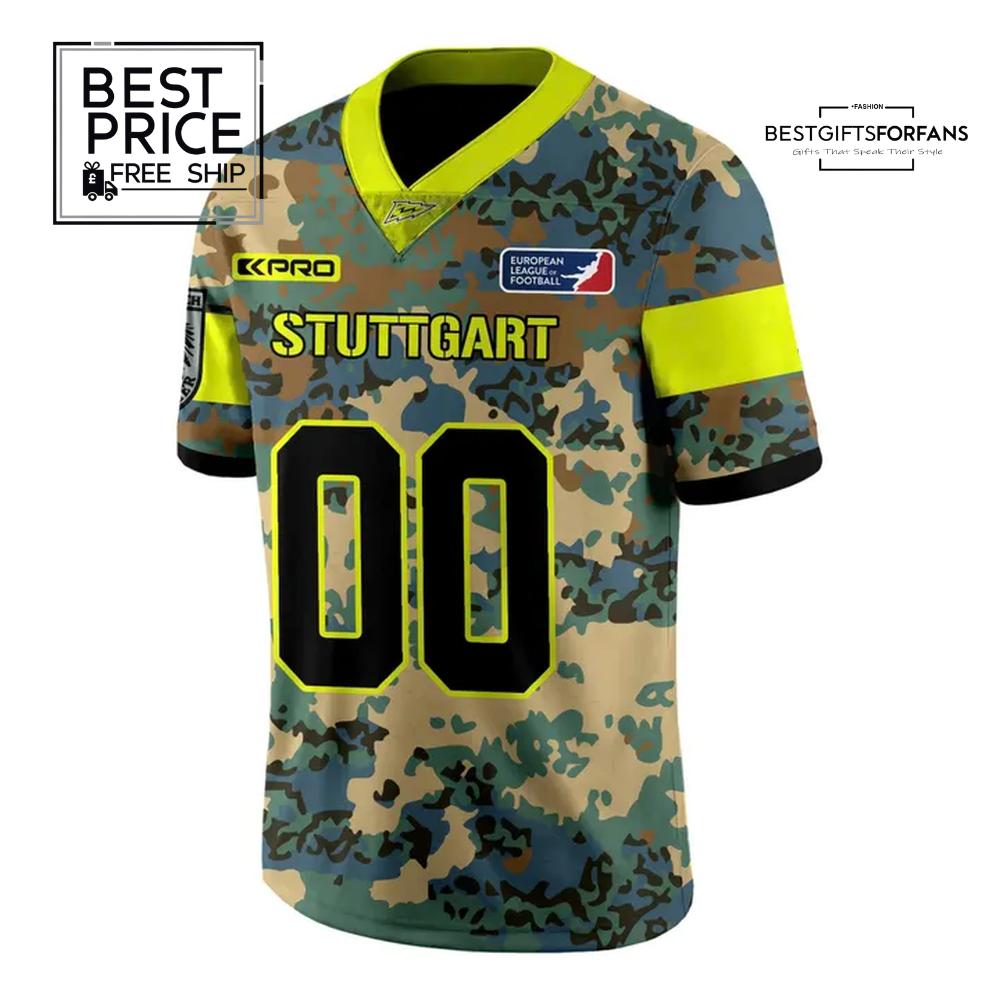 Stuttgart Surge Bundeswehr Limited Edition Football Jersey Stuttgart Surge Bundeswehr Limited Edition Football Jersey