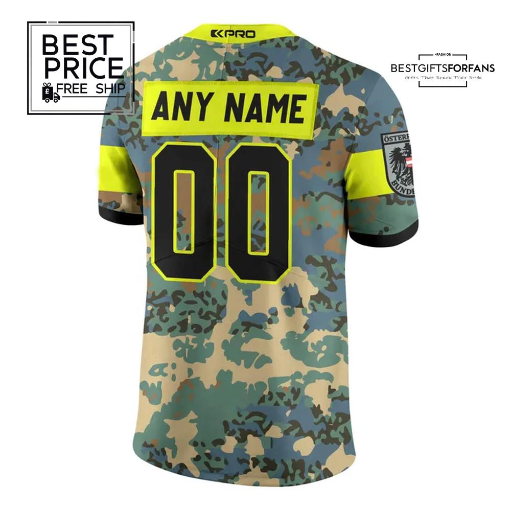 Stuttgart Surge Bundeswehr Limited Edition Football Jersey Stuttgart Surge Bundeswehr Limited Edition Football Jersey