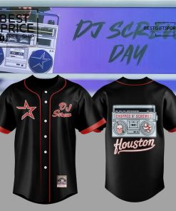 The Astros x DJ Screw Collection Black Limited Edition Baseball Jersey