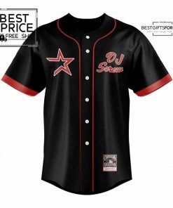 The Astros x DJ Screw Collection Black Limited Edition Baseball Jersey