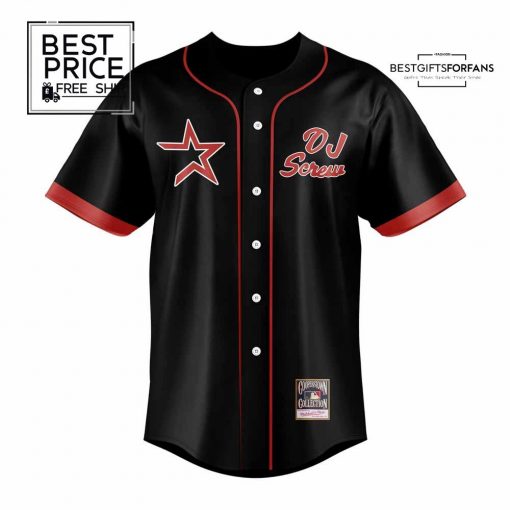 The Astros x DJ Screw Collection Black Limited Edition Baseball Jersey