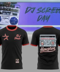 The Astros x DJ Screw Collection Black Special Edition T-Shirt