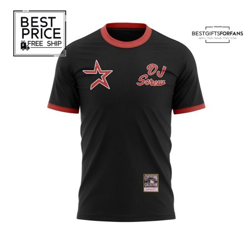 The Astros x DJ Screw Collection Black Special Edition T-Shirt