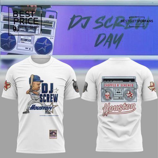 The Astros x DJ Screw Collection White Special Edition T-Shirt