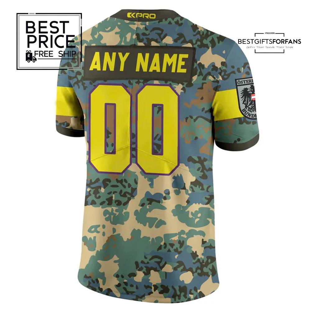 Vienna Vikings Salute to Service Limited Edition Football Jersey Vienna Vikings Salute to Service Limited Edition Football Jersey
