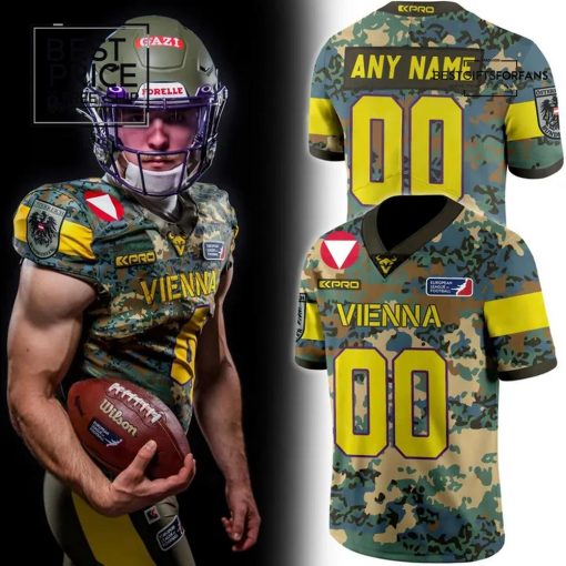 Vienna Vikings Salute to Service Limited Edition Football Jersey