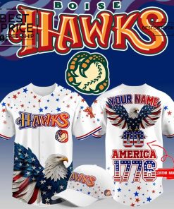 Boise Hawks 4th of July USA Limited Edition Baseball Jersey
