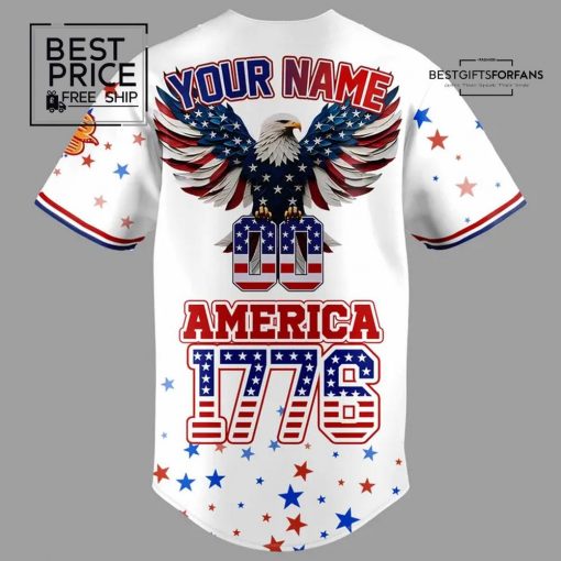 Boise Hawks 4th of July USA Limited Edition Baseball Jersey