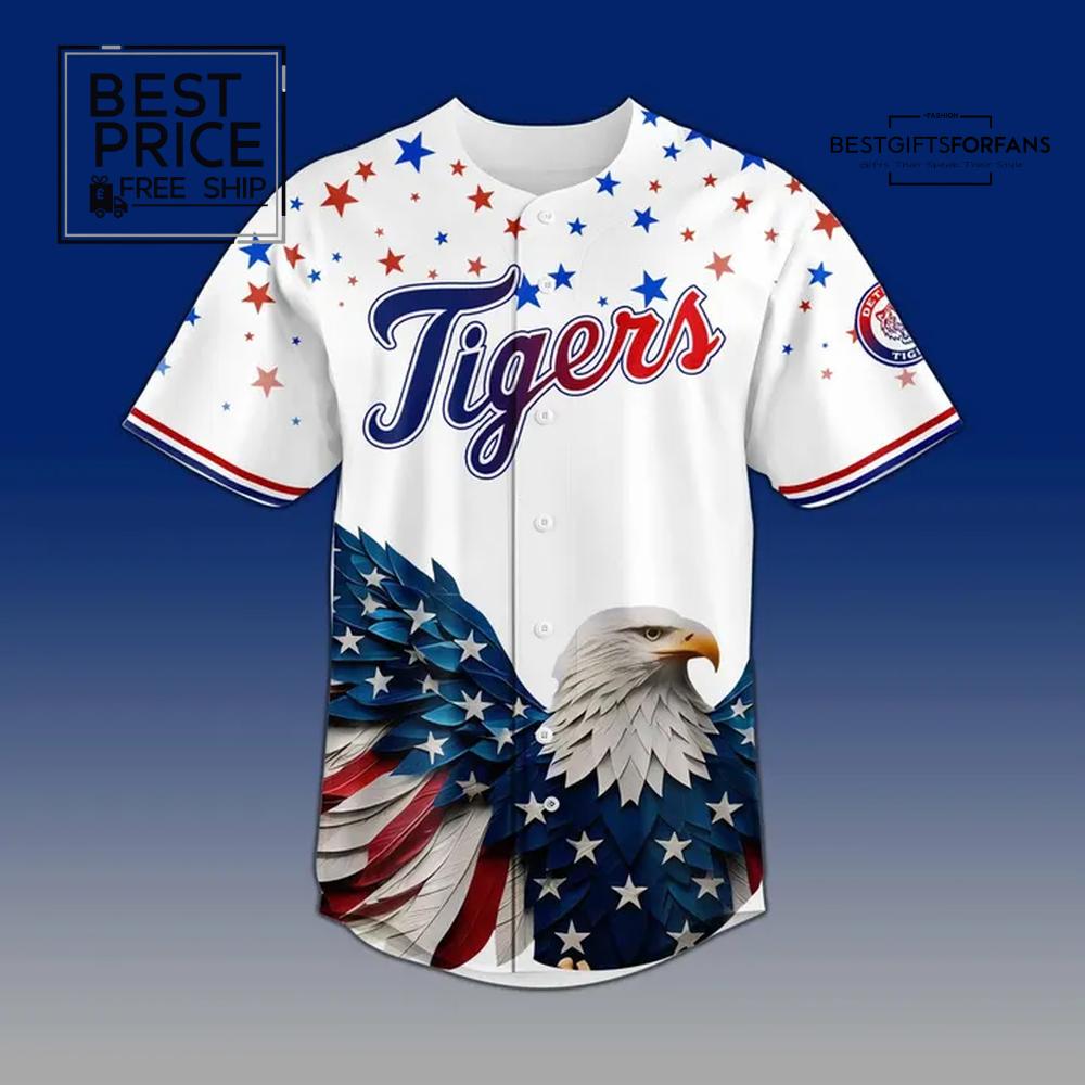 Detroit Tigers 4th of July USA Limited Edition Baseball Jersey Detroit Tigers 4th of July USA Limited Edition Baseball Jersey