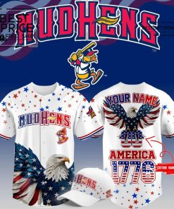 Toledo Mud Hens 4th of July USA Limited Edition Baseball Jersey
