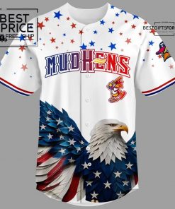 Toledo Mud Hens 4th of July USA Limited Edition Baseball Jersey