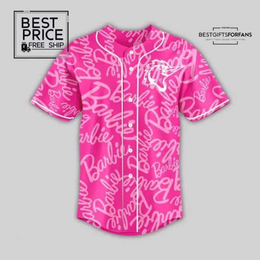 Fayetteville Woodpeckers x Barbie Day Limited Edition Baseball Jersey