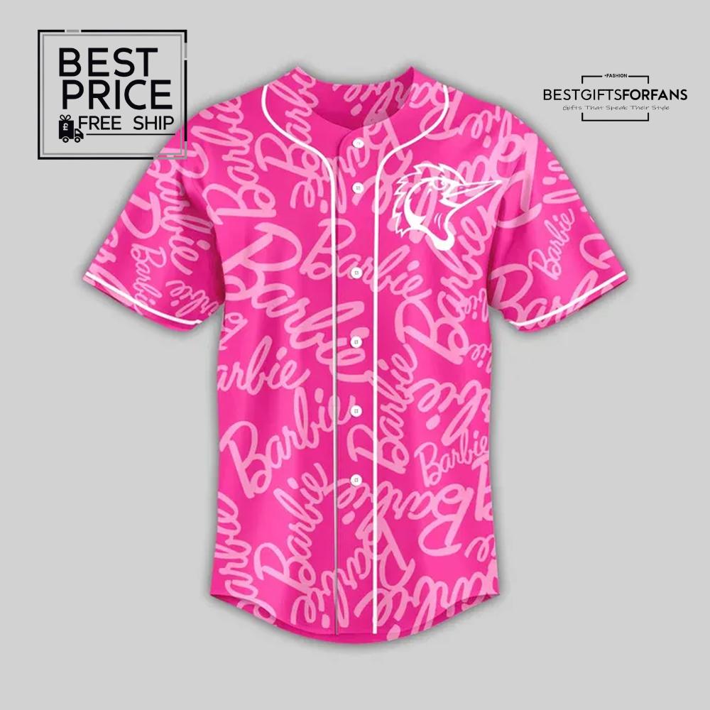 Fayetteville Woodpeckers x Barbie Day Limited Edition Baseball Jersey Fayetteville Woodpeckers x Barbie Day Limited Edition Baseball Jersey