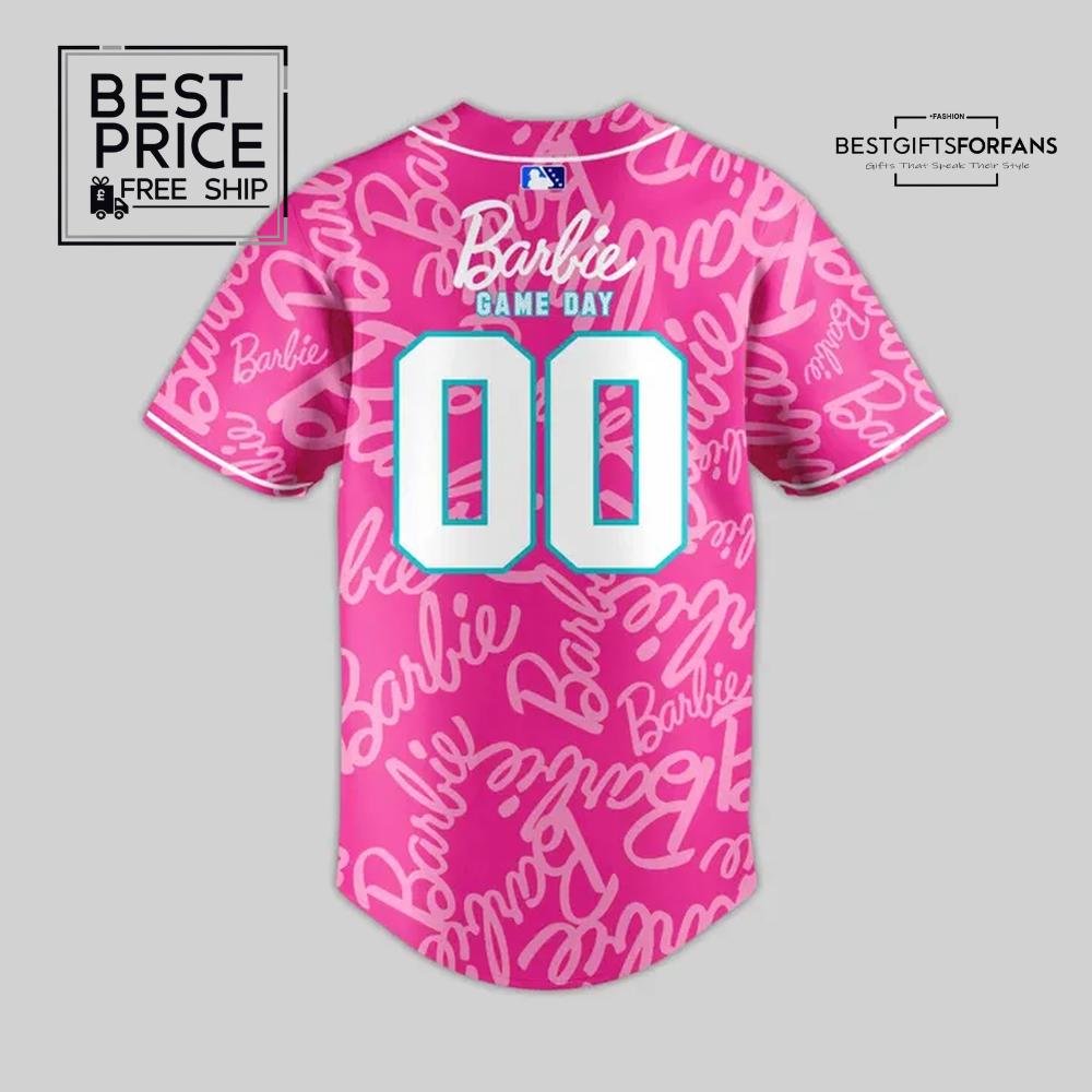 Fayetteville Woodpeckers x Barbie Day Limited Edition Baseball Jersey Fayetteville Woodpeckers x Barbie Day Limited Edition Baseball Jersey