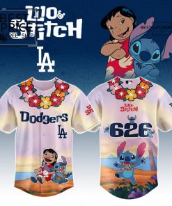Los Angeles Dodgers x Lilo & Stitch Limited Edition Baseball Jersey