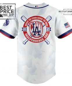 Los Angeles Dodgers x Independence Day Limited Baseball Jersey 3