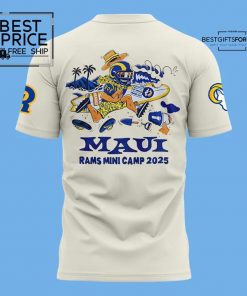 Los Angeles Rams 2025 Mauicamp T shirt 2