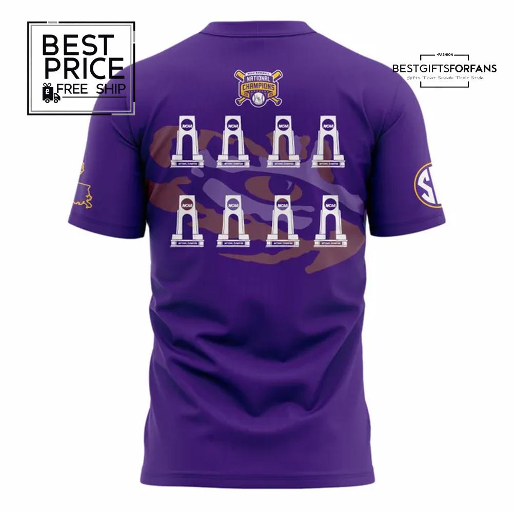 Men's LSU Tigers 2025 NCAA Baseball Men's College World Series Limited Edition T-Shirt Men's LSU Tigers 2025 NCAA Baseball Men's College World Series Limited Edition T-Shirt