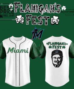 Miami Marlins Flanigan's Fest 25 Limited Edition Baseball Jersey