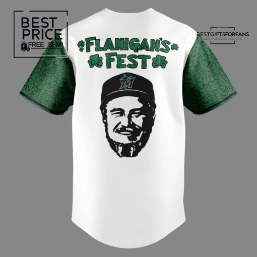 Miami Marlins Flanigan’s Fest 25 Limited Edition Baseball Jersey