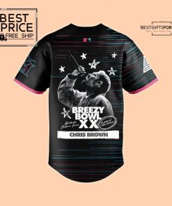 Miami Marlins x 2025 BREEZY BOWL XX Concert Baseball Jersey 3