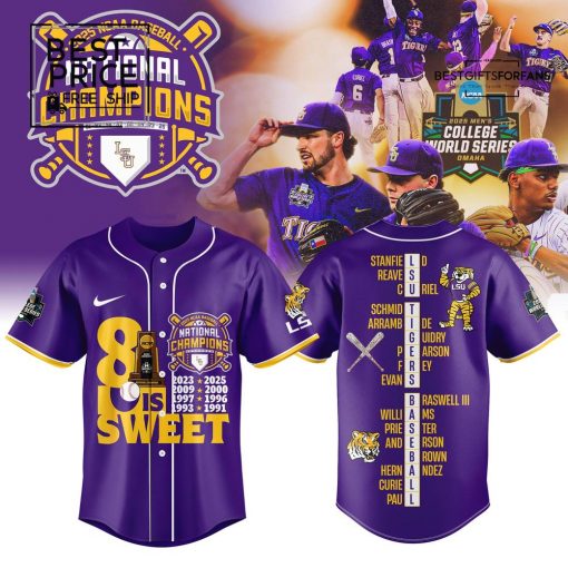 NCAA Men’s College Baseball World Series 2025 Champions Limited Edition Baseball Jersey