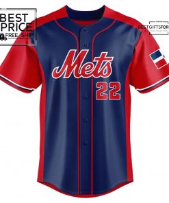 NY Mets Juan Soto Dominican Republic-Themed Limited Edition Baseball Jersey